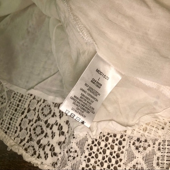 Miss Me Gypsy Ivory Lace Drop Waist Dress - Picture 6 of 8